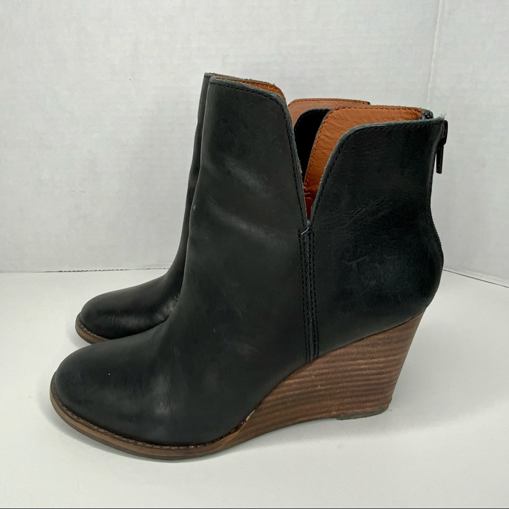 Lucky Brand leather booties
